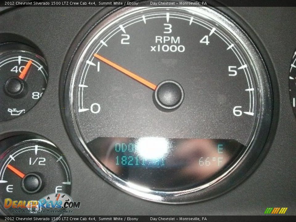 2012 Chevrolet Silverado 1500 LTZ Crew Cab 4x4 Summit White / Ebony Photo #11