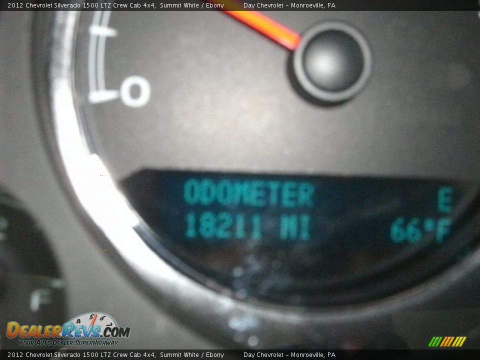 2012 Chevrolet Silverado 1500 LTZ Crew Cab 4x4 Summit White / Ebony Photo #12