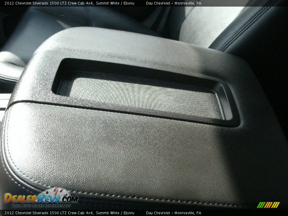2012 Chevrolet Silverado 1500 LTZ Crew Cab 4x4 Summit White / Ebony Photo #17