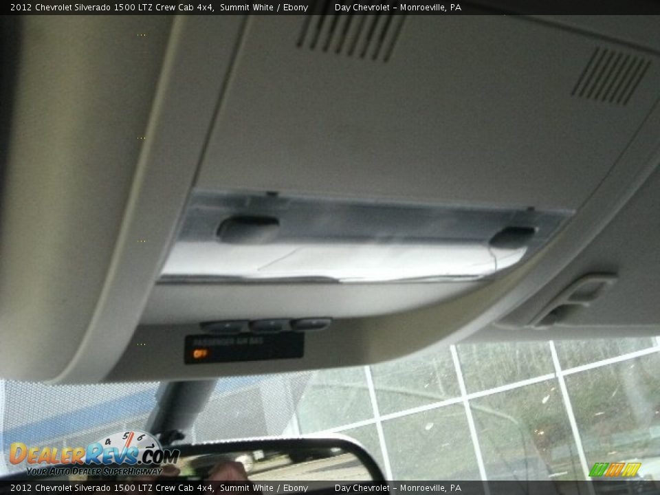 2012 Chevrolet Silverado 1500 LTZ Crew Cab 4x4 Summit White / Ebony Photo #19