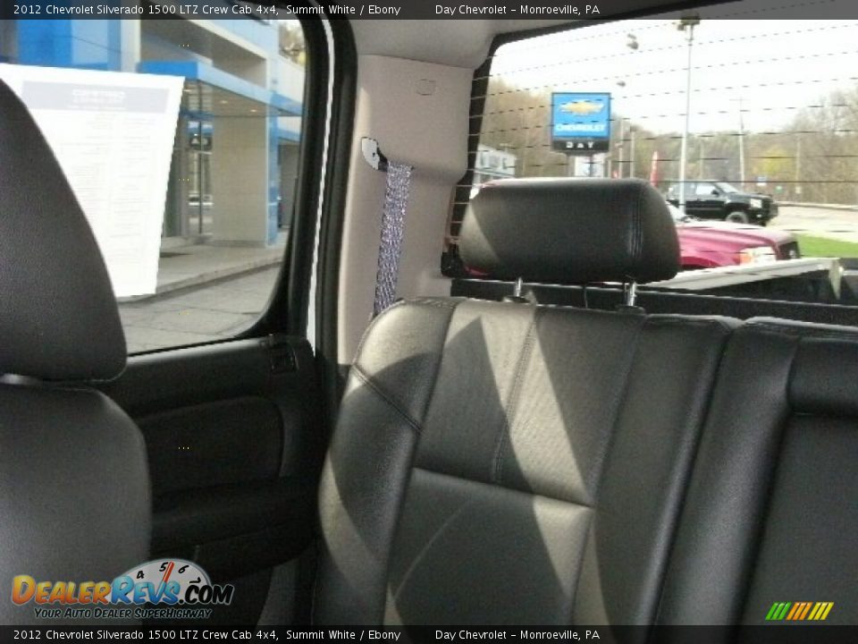 2012 Chevrolet Silverado 1500 LTZ Crew Cab 4x4 Summit White / Ebony Photo #20