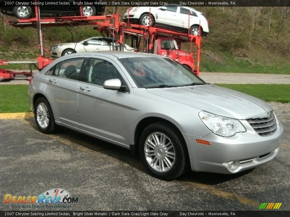 2007 Chrysler Sebring Limited Sedan Bright Silver Metallic / Dark Slate Gray/Light Slate Gray Photo #1