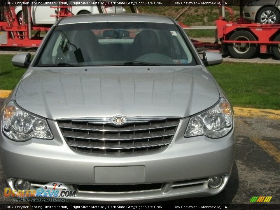 2007 Chrysler Sebring Limited Sedan Bright Silver Metallic / Dark Slate Gray/Light Slate Gray Photo #2