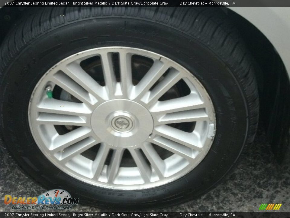 2007 Chrysler Sebring Limited Sedan Bright Silver Metallic / Dark Slate Gray/Light Slate Gray Photo #3