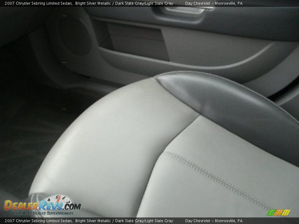 2007 Chrysler Sebring Limited Sedan Bright Silver Metallic / Dark Slate Gray/Light Slate Gray Photo #10