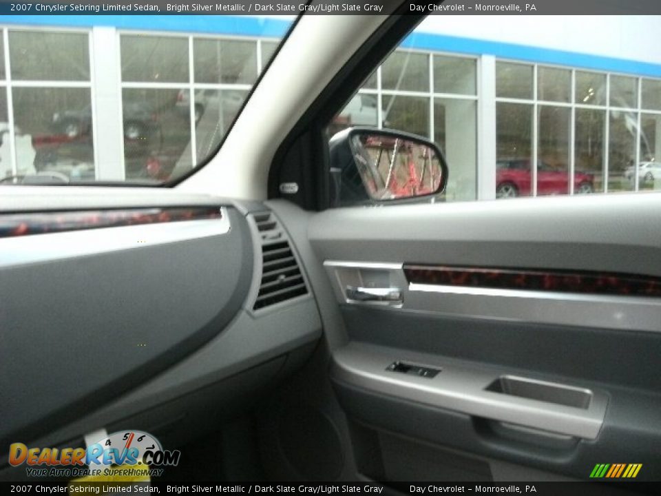 2007 Chrysler Sebring Limited Sedan Bright Silver Metallic / Dark Slate Gray/Light Slate Gray Photo #11