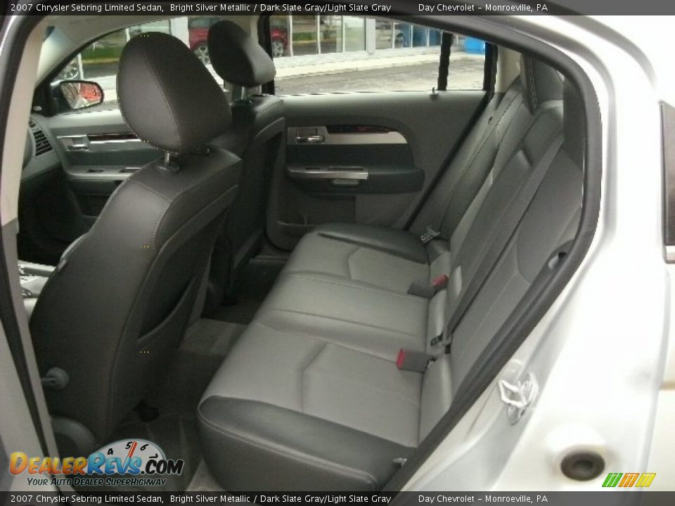 2007 Chrysler Sebring Limited Sedan Bright Silver Metallic / Dark Slate Gray/Light Slate Gray Photo #14