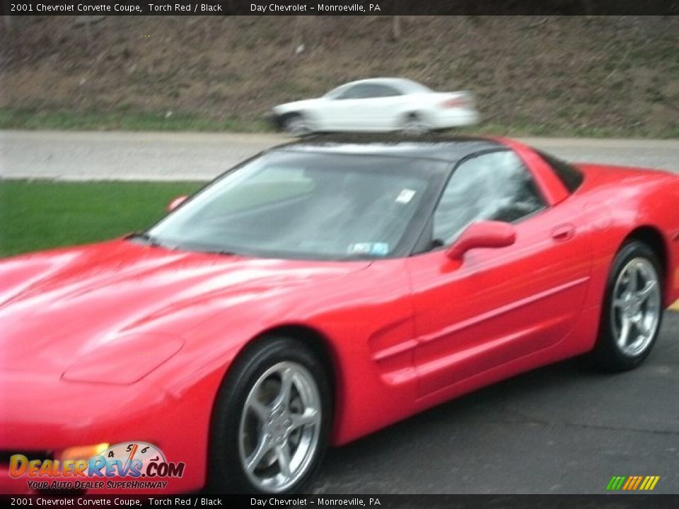 2001 Chevrolet Corvette Coupe Torch Red / Black Photo #4