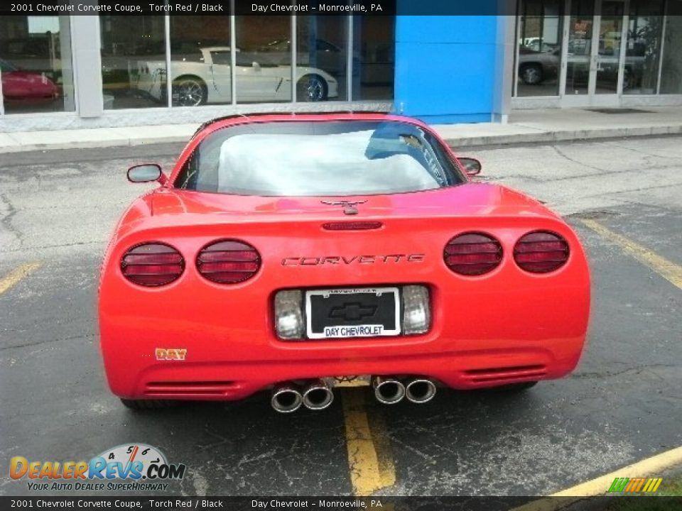 2001 Chevrolet Corvette Coupe Torch Red / Black Photo #7