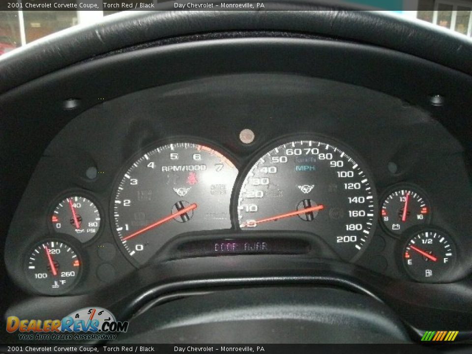 2001 Chevrolet Corvette Coupe Torch Red / Black Photo #19