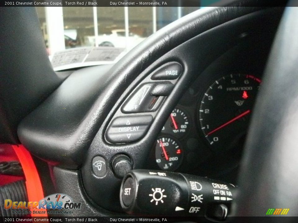 2001 Chevrolet Corvette Coupe Torch Red / Black Photo #27