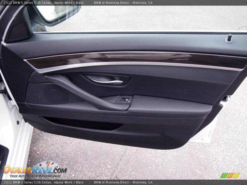 2012 BMW 5 Series 528i Sedan Alpine White / Black Photo #5