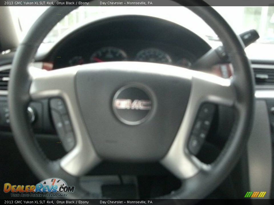 2013 GMC Yukon XL SLT 4x4 Onyx Black / Ebony Photo #12