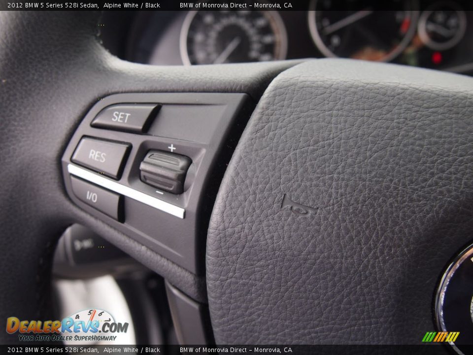 2012 BMW 5 Series 528i Sedan Alpine White / Black Photo #21