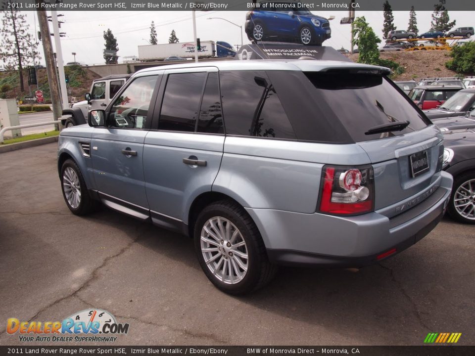 2011 Land Rover Range Rover Sport HSE Izmir Blue Metallic / Ebony/Ebony Photo #10