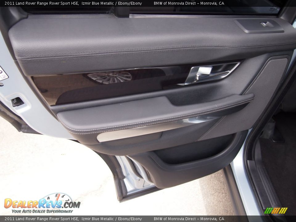 2011 Land Rover Range Rover Sport HSE Izmir Blue Metallic / Ebony/Ebony Photo #13