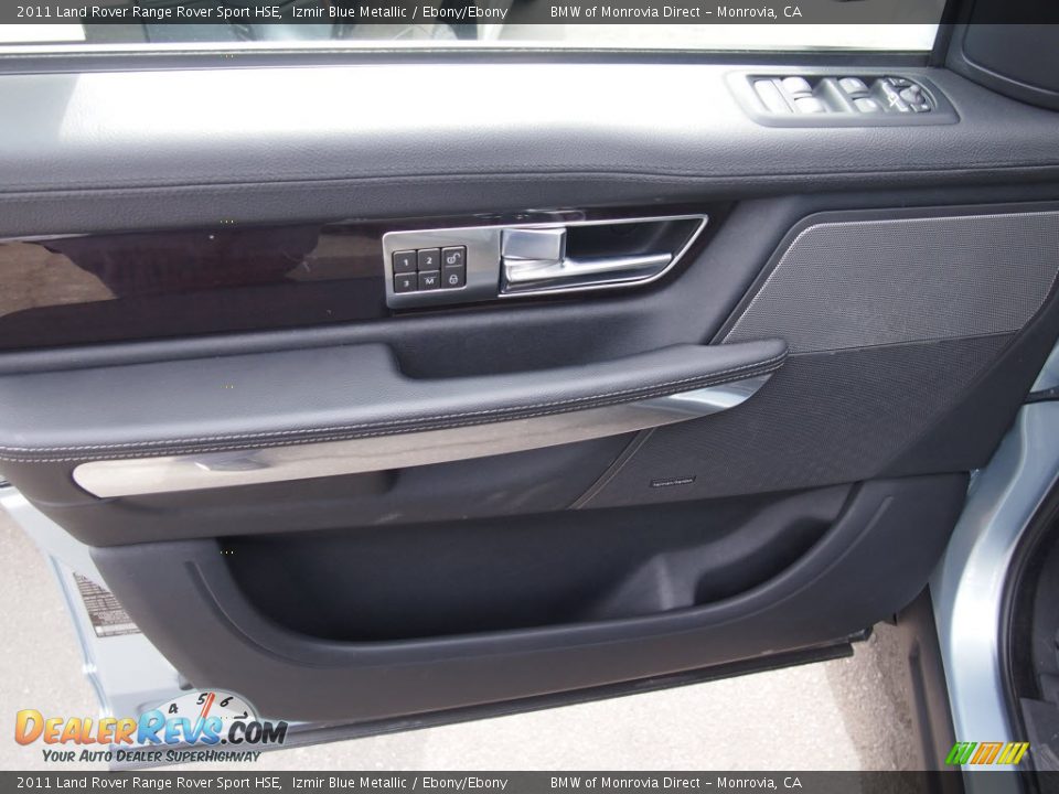 2011 Land Rover Range Rover Sport HSE Izmir Blue Metallic / Ebony/Ebony Photo #16