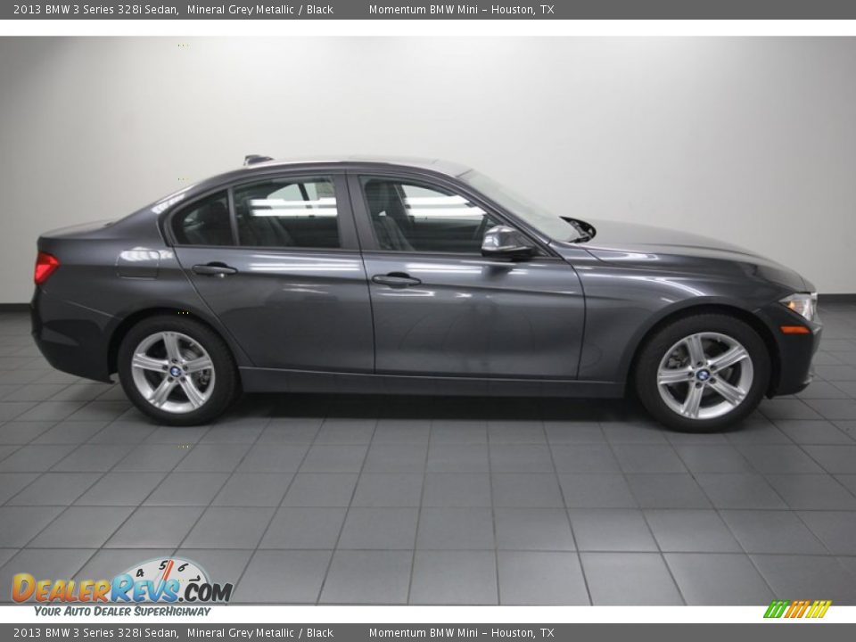 2013 BMW 3 Series 328i Sedan Mineral Grey Metallic / Black Photo #2