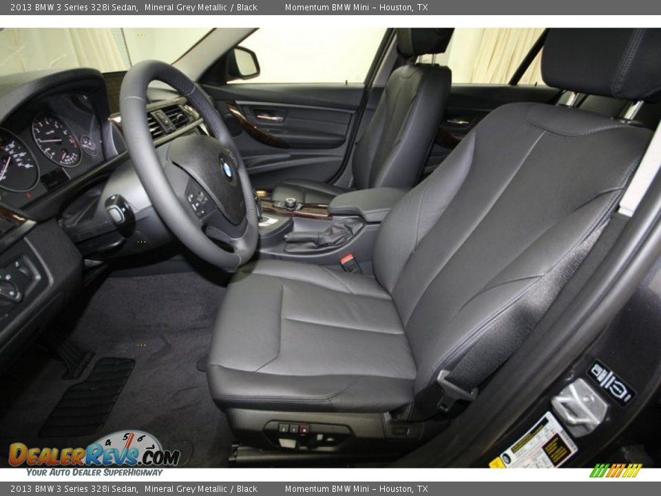 2013 BMW 3 Series 328i Sedan Mineral Grey Metallic / Black Photo #3