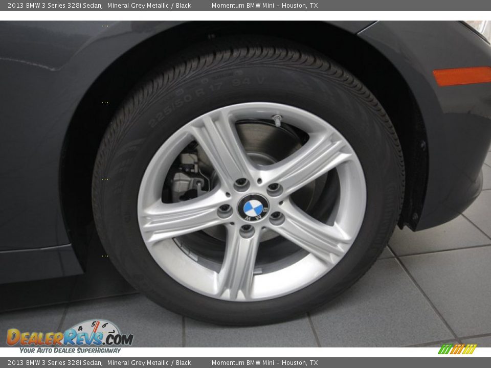 2013 BMW 3 Series 328i Sedan Mineral Grey Metallic / Black Photo #7