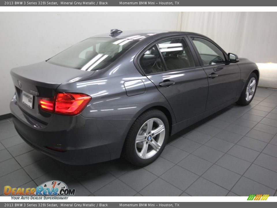 2013 BMW 3 Series 328i Sedan Mineral Grey Metallic / Black Photo #8