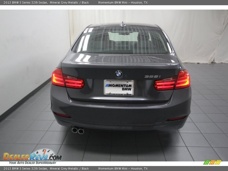 2013 BMW 3 Series 328i Sedan Mineral Grey Metallic / Black Photo #10