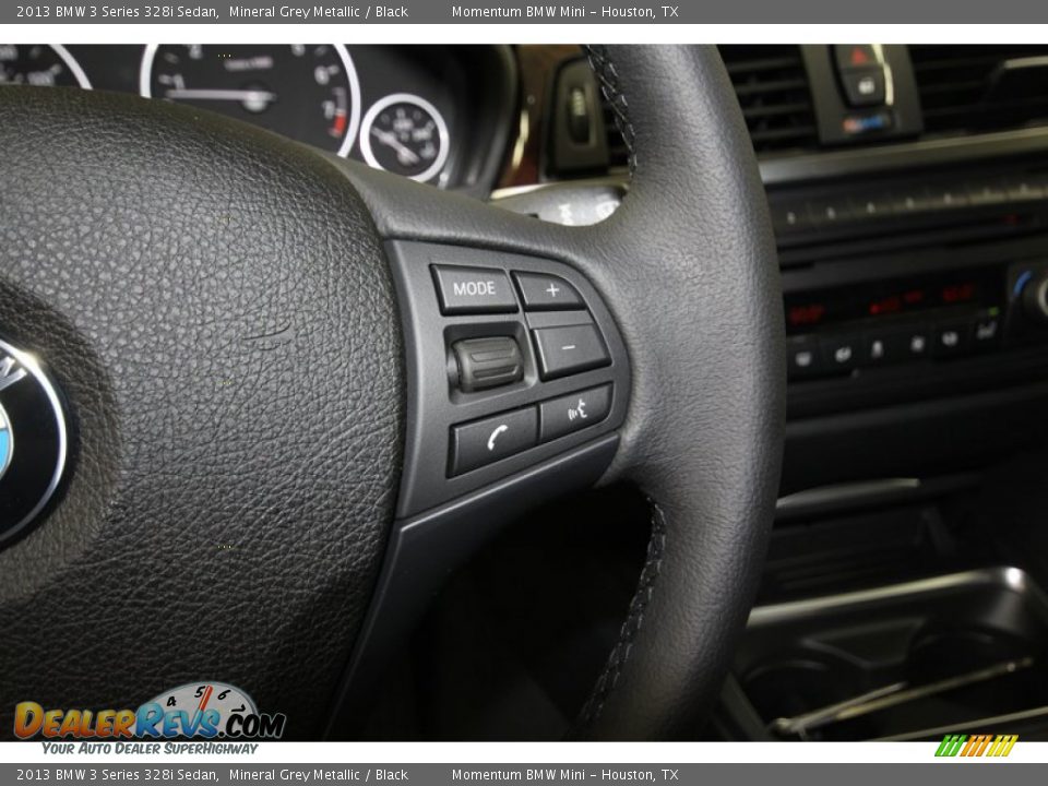 2013 BMW 3 Series 328i Sedan Mineral Grey Metallic / Black Photo #23