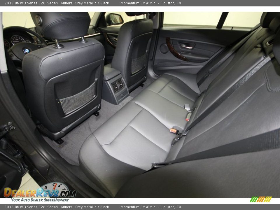 2013 BMW 3 Series 328i Sedan Mineral Grey Metallic / Black Photo #26