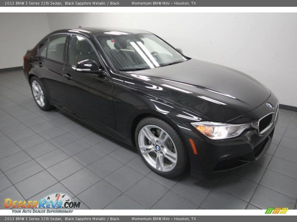 2013 BMW 3 Series 328i Sedan Black Sapphire Metallic / Black Photo #6