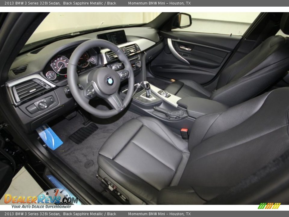 2013 BMW 3 Series 328i Sedan Black Sapphire Metallic / Black Photo #10