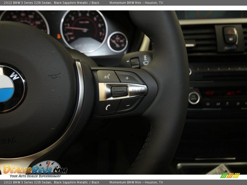 2013 BMW 3 Series 328i Sedan Black Sapphire Metallic / Black Photo #23