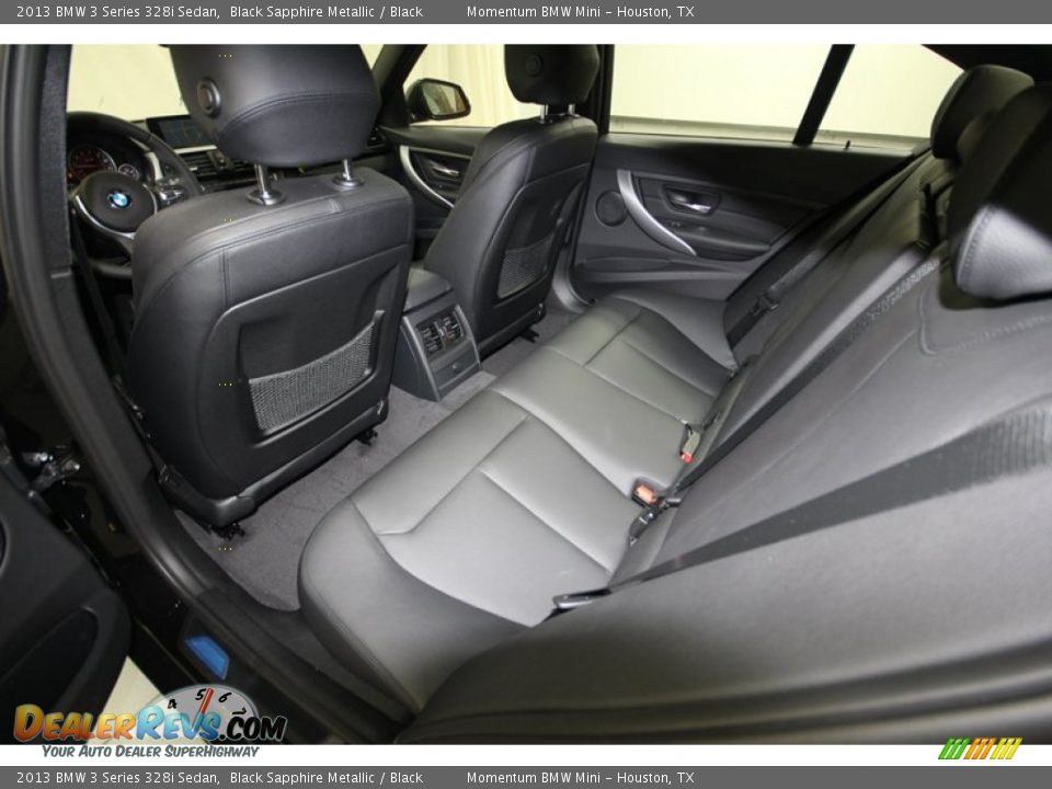 2013 BMW 3 Series 328i Sedan Black Sapphire Metallic / Black Photo #26