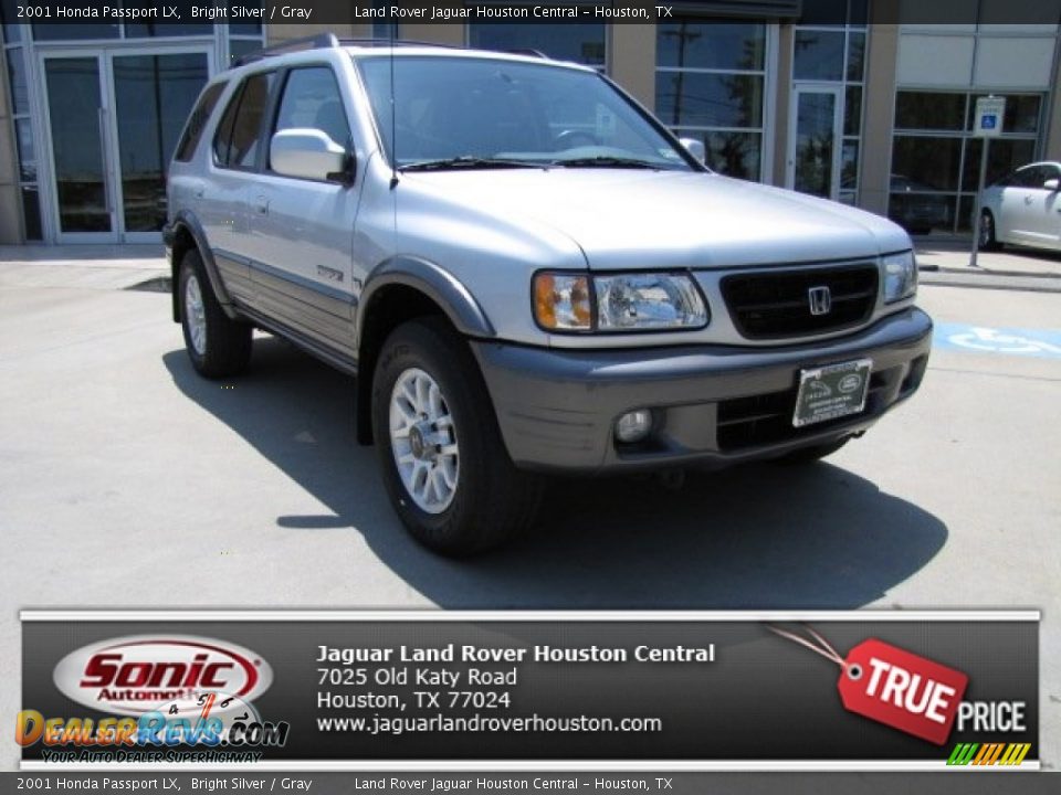 2001 Honda Passport LX Bright Silver / Gray Photo #1