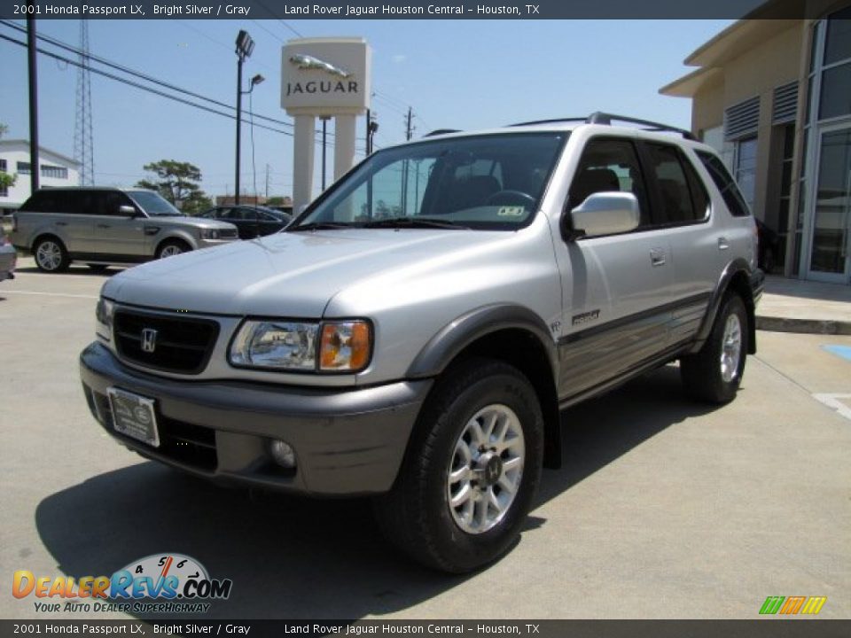 2001 Honda Passport LX Bright Silver / Gray Photo #5