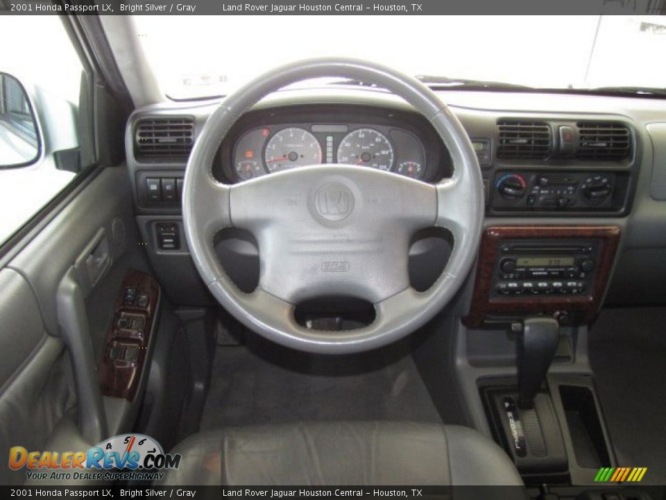 2001 Honda Passport LX Bright Silver / Gray Photo #14