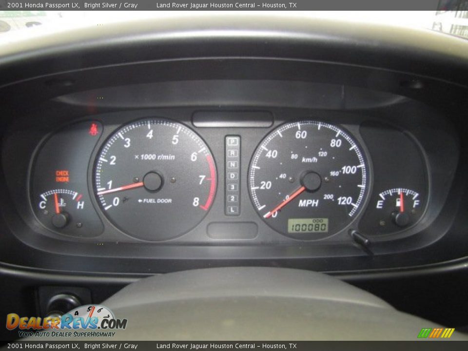 2001 Honda Passport LX Gauges Photo #15