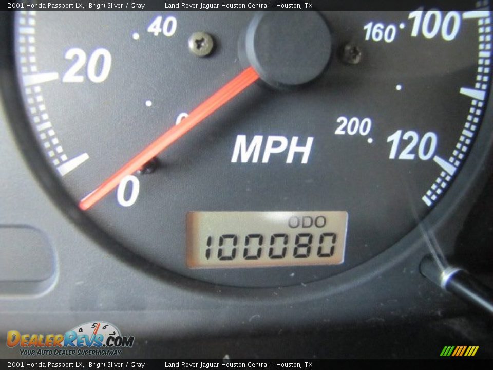 2001 Honda Passport LX Bright Silver / Gray Photo #16