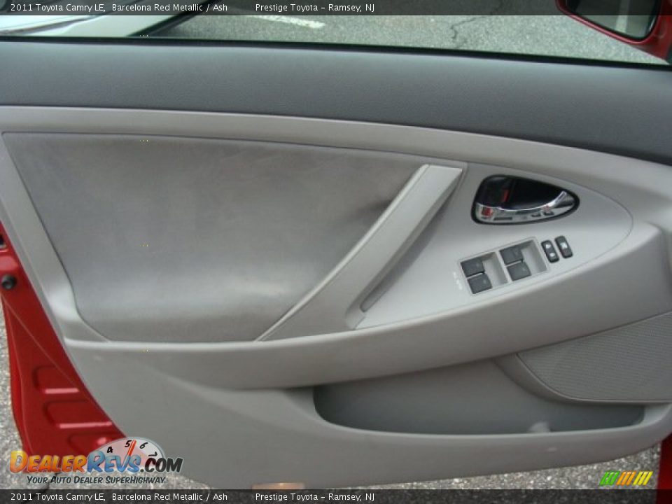 2011 Toyota Camry LE Barcelona Red Metallic / Ash Photo #6
