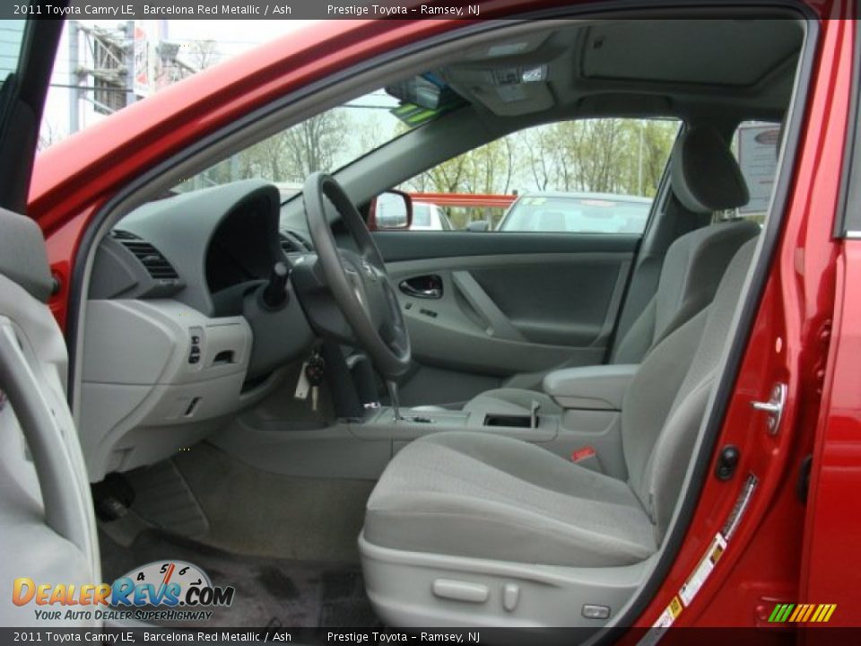 2011 Toyota Camry LE Barcelona Red Metallic / Ash Photo #7