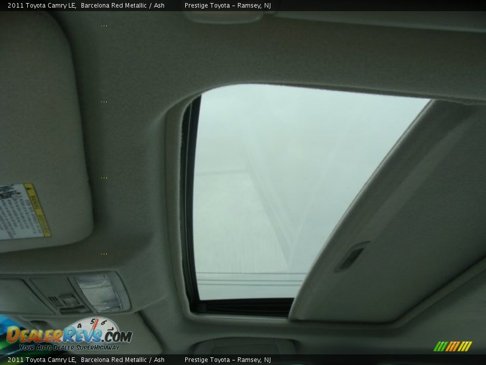 2011 Toyota Camry LE Barcelona Red Metallic / Ash Photo #8
