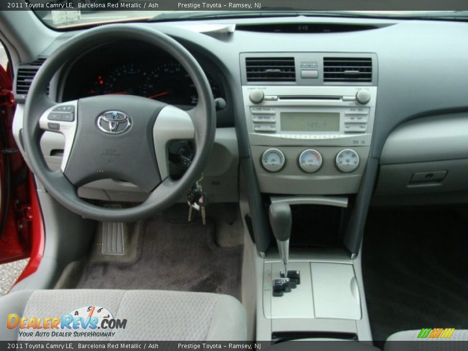 2011 Toyota Camry LE Barcelona Red Metallic / Ash Photo #9
