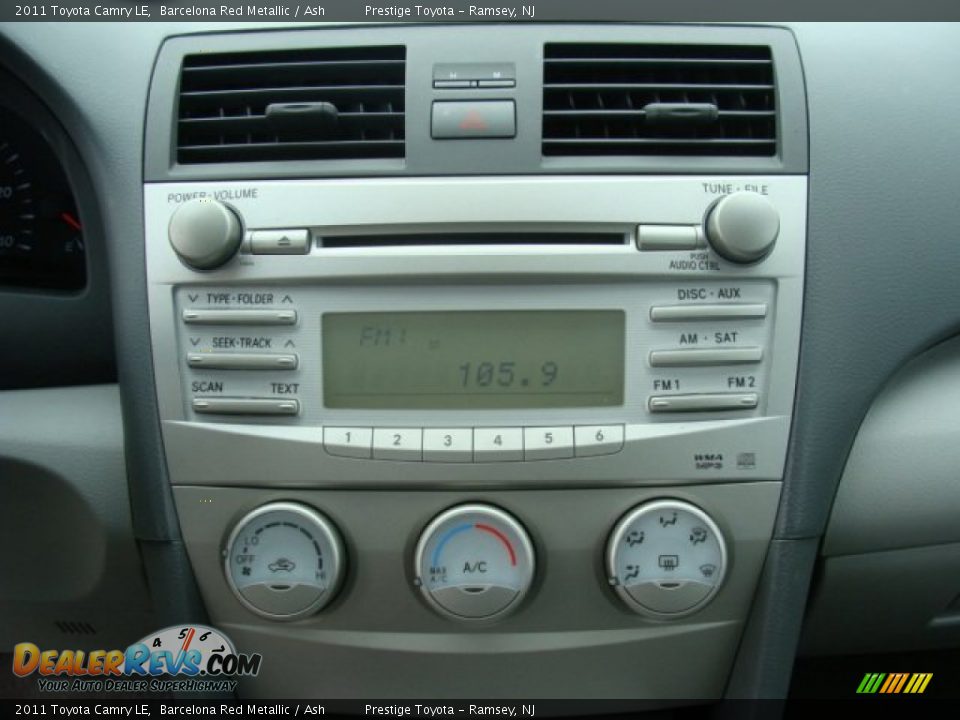 2011 Toyota Camry LE Barcelona Red Metallic / Ash Photo #11
