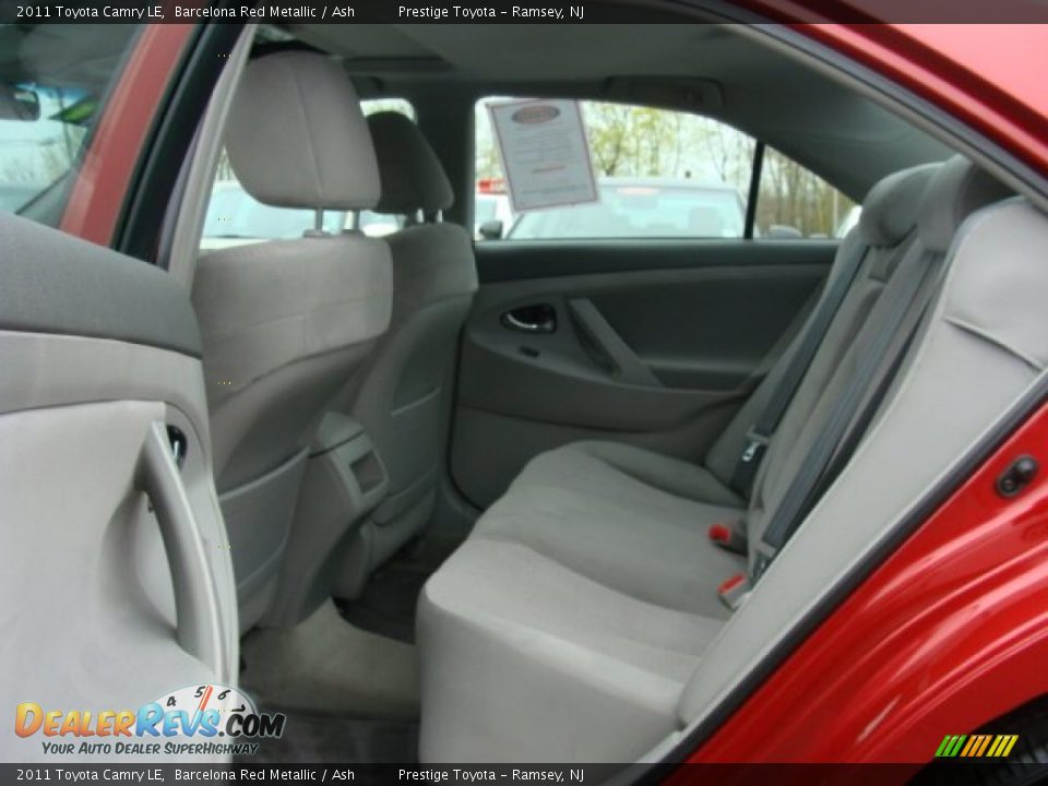 2011 Toyota Camry LE Barcelona Red Metallic / Ash Photo #13