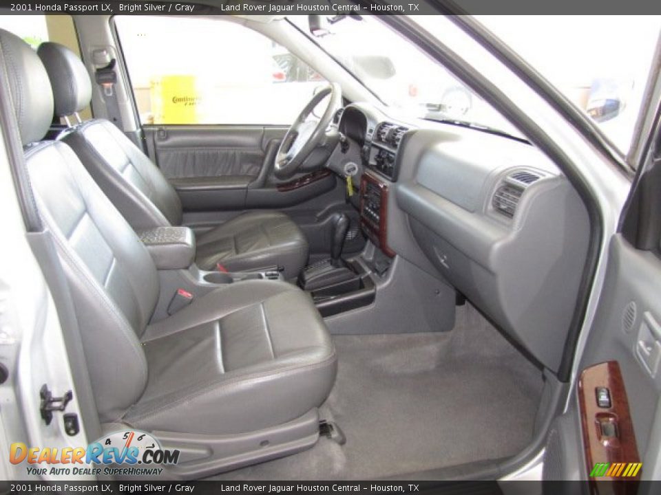 2001 Honda Passport LX Bright Silver / Gray Photo #25
