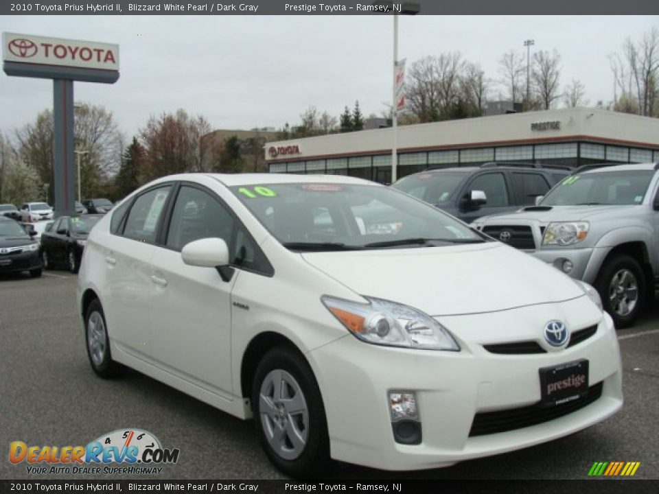 2010 Toyota Prius Hybrid II Blizzard White Pearl / Dark Gray Photo #1