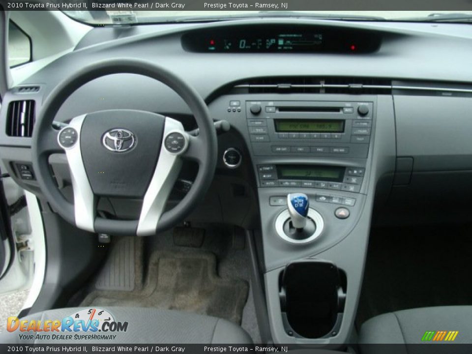 2010 Toyota Prius Hybrid II Blizzard White Pearl / Dark Gray Photo #9