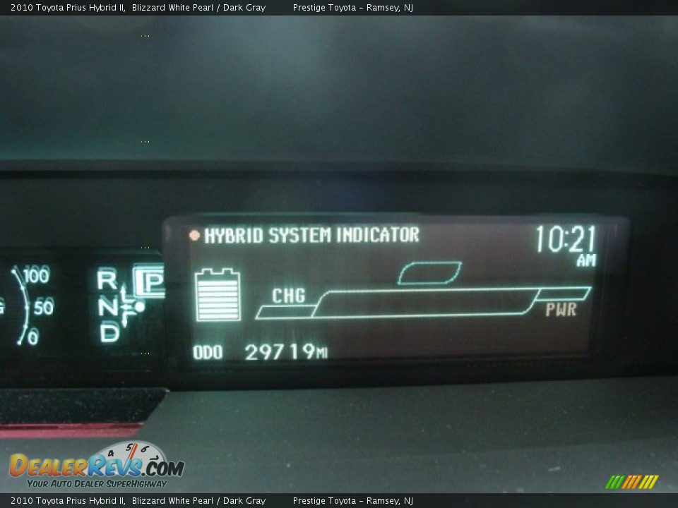 2010 Toyota Prius Hybrid II Blizzard White Pearl / Dark Gray Photo #10