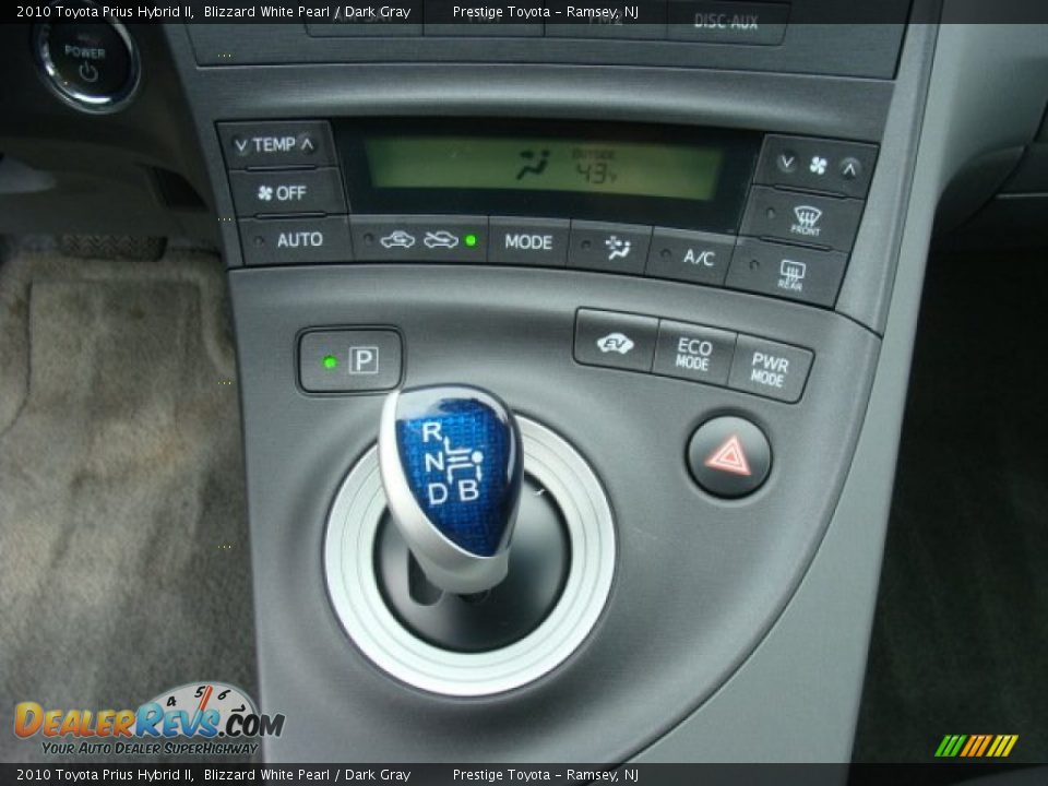 2010 Toyota Prius Hybrid II Blizzard White Pearl / Dark Gray Photo #12