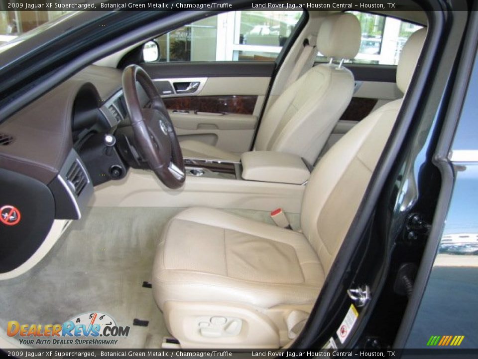 Champagne/Truffle Interior - 2009 Jaguar XF Supercharged Photo #2