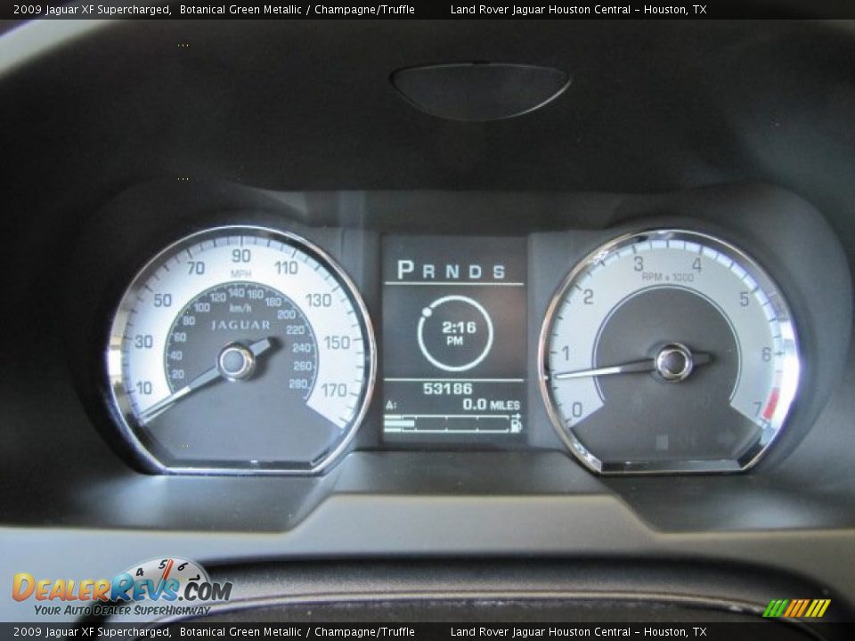 2009 Jaguar XF Supercharged Gauges Photo #17